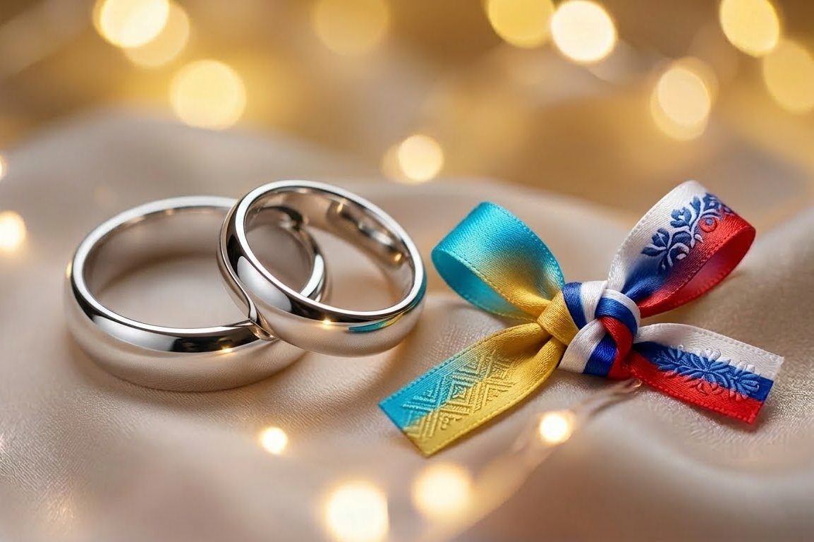 Obrúčky s ukrajinskými a slovenskými farbami